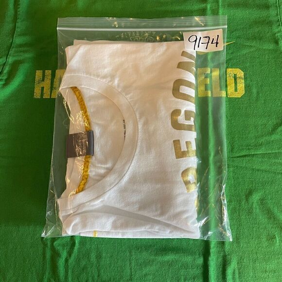 Nike Shirt Mens 2XL White Oregon Athletics PRE Running Y2K - Picture 11 of 11
